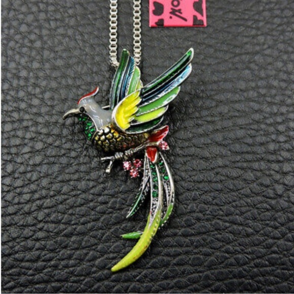 Betsey Johnson Bird Necklace Pendant - Picture 3 of 4